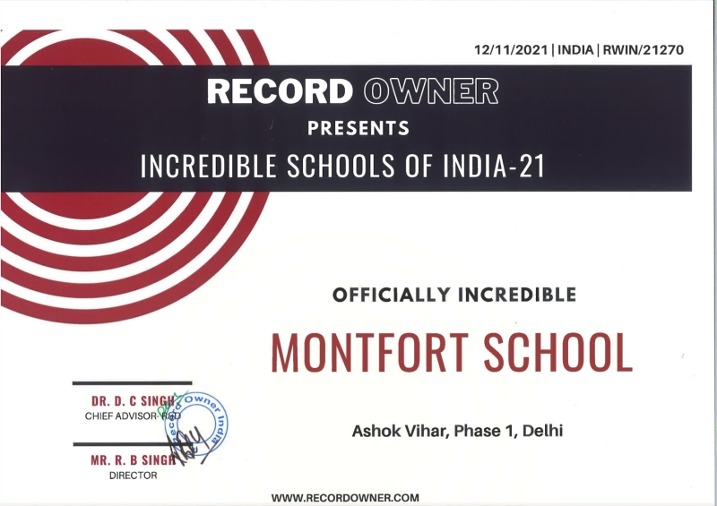 Montfort Senior Secondary School, Ashok Vihar, Delhi