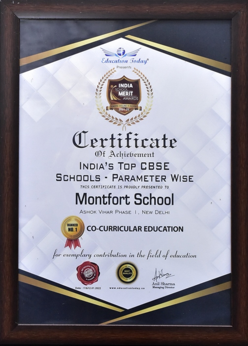 Montfort Senior Secondary School, Ashok Vihar, Delhi